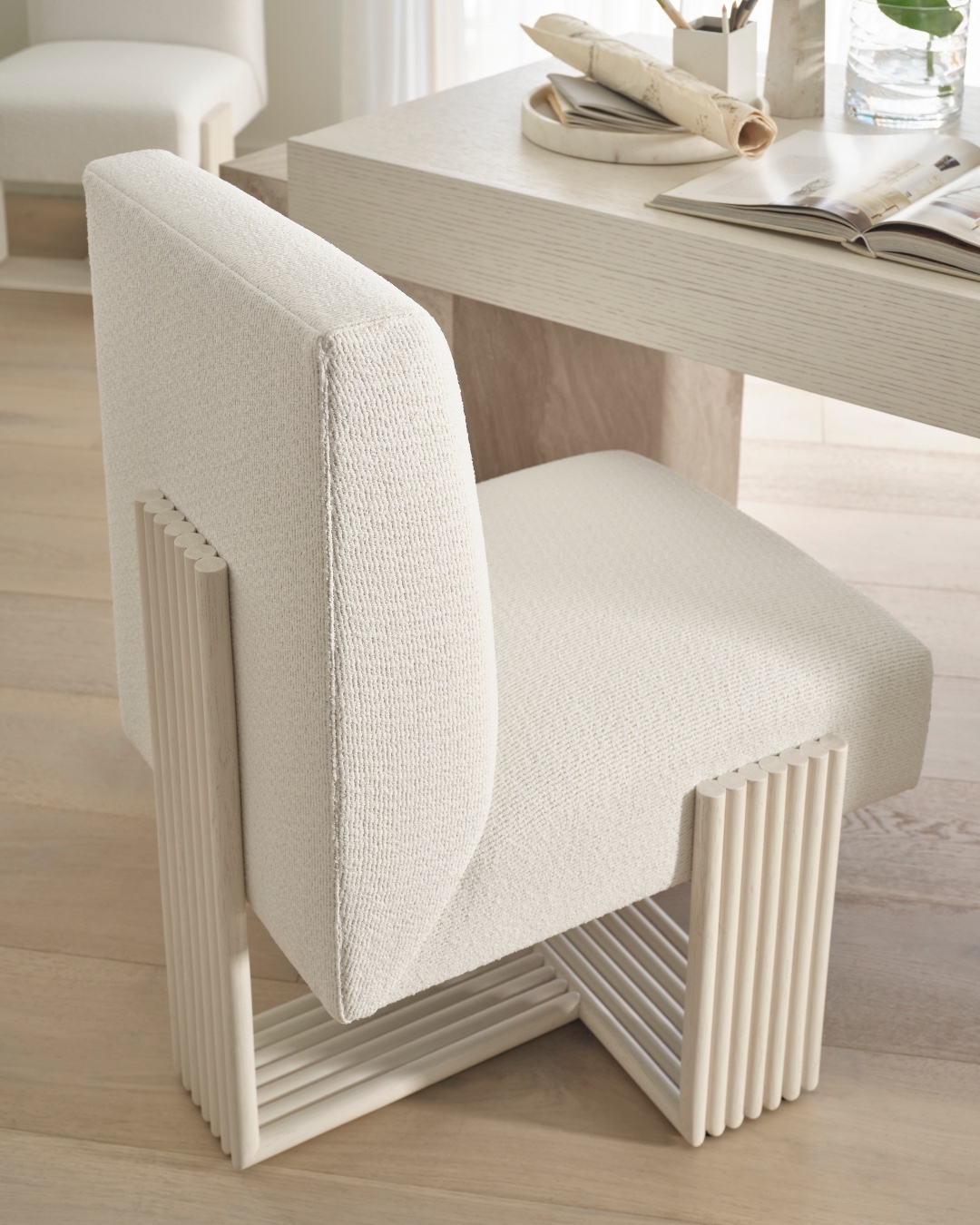 With a focus on natural, high-quality materials, the Promenade Dining Chair is McGuire’s take on the seating found at luxury waterfront villas. Its rattan construction and comfortable seat bring a sense of craftsmanship to a tropical-inspired silhouette. Visit the link in our bio for more information. #ThisIsMcGuire #BakerResortCollection